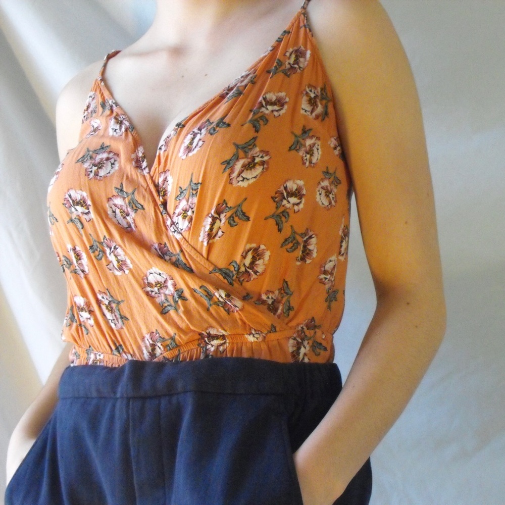 Forever 21 Floral Romper